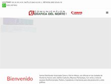 Tablet Screenshot of comunicaciongrafica.com.mx